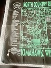 RARE 1998 North Country Riders Tomahawk Wisconsin Fall Ride Bandana Map Print — photo 7