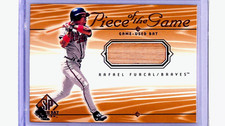 2001 Upper Deck SP GU Game Used Bat Edition Piece of the Game #RF Rafael Furcal