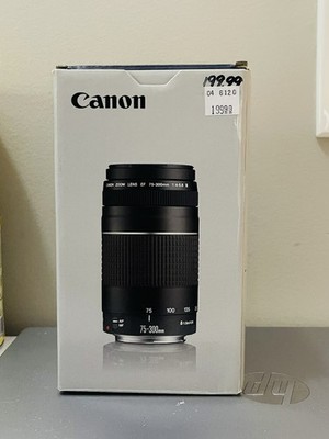 Canon EF 75-300mm f/4-5.6 III USM Ultrasonic Zoom Lens NIB | eBay