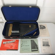 1950s Oscar Schmidt 12-Chord Autoharp w/ Case, Tuning Wrench  More