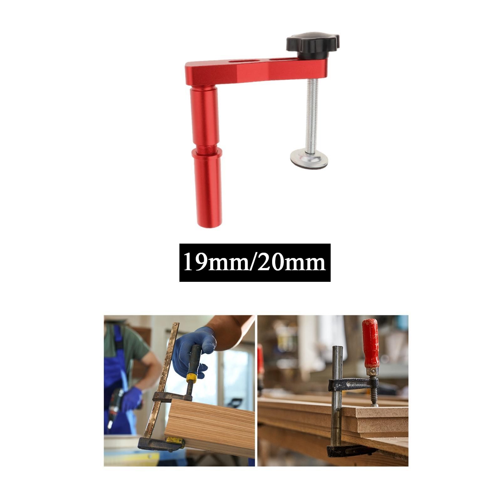 Heavy-Duty Metal Bench Dog Clamp for Woodworking and Routing