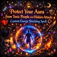 Protege tu aura de personas tóxicas y ataques ocultos - Energía personalizada