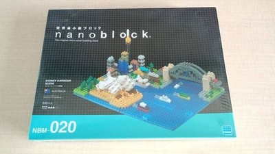 Kawada Nanoblock Sydney Harbour Scene Micro-Sized Building Block 4cm x 4cm 530pc