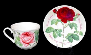 New Roy Kirkham 2003 "Versailles" Breakfast Cup & Saucer, Fine Bone China