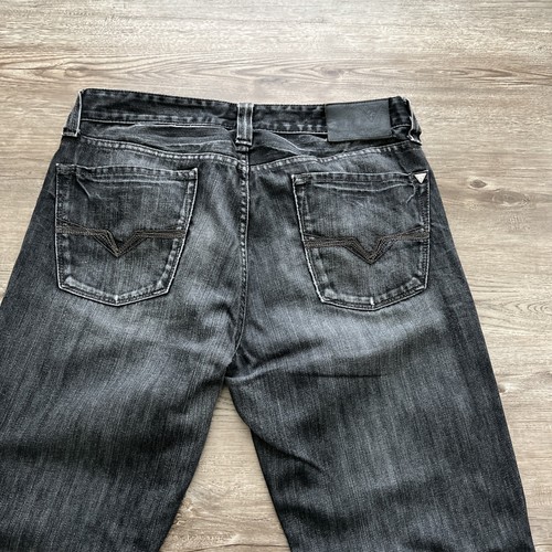 Guess Desmond Relaxed Fit Jeans Mens Actual 33x33 Black Denim Nonstretch - Picture 15 of 20