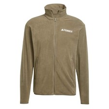 Adidas Terrex Essential Full Zip Fleece Olive Strata