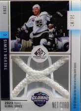 2024-25 SP Game Used Trevor Lewis Net Cord Global Series /35 LA Kings