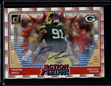2024 Donruss #1 Preston Smith Action All-Pros Autographs #/299