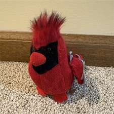 GANZ Webkinz Lil'Kinz Cardinal Plush Stuffed Animal 2007 Retired Sealed Code