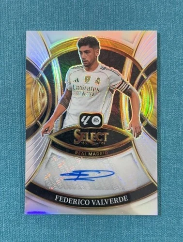 Federico Valverde 2025-26 Panini Select La Liga Signatures Silver Auto #S-FV
