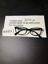 Coach Eyeglasses Womens Black HC6089 5002 Full Rim Rectangular Frame 51 16 135