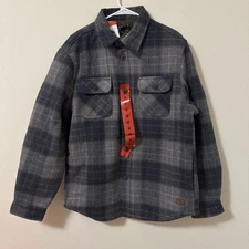 Jachs Men's Wool Blend Sherpa Lined Flannel Shirt Jacket size MEDIUM NWT