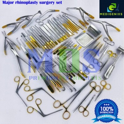 Major Rhinoplasty instruments set of 70 Pcs Nose & Plastic Surgery Instruments