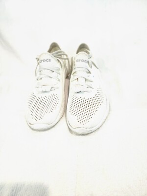 Crocs Lite Ride 360 Pacer Comfort  Shoes Mesh White Women's 8