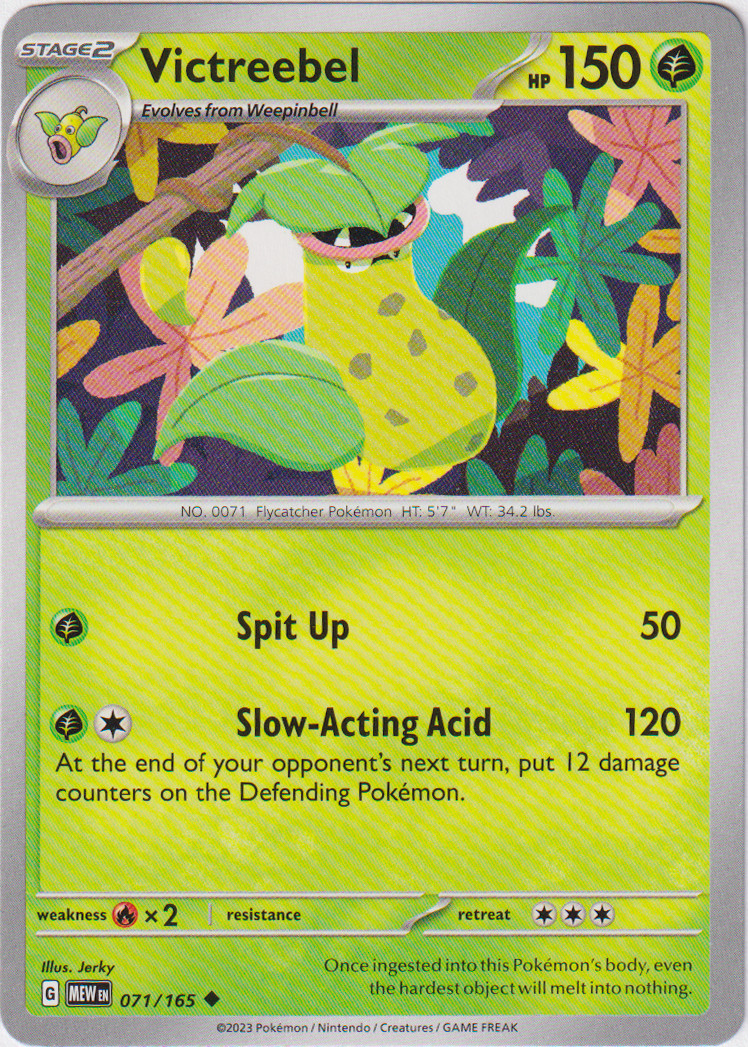 Pokémon - 151 - Victreebel - 071/165 - ENGLISH - NM/M