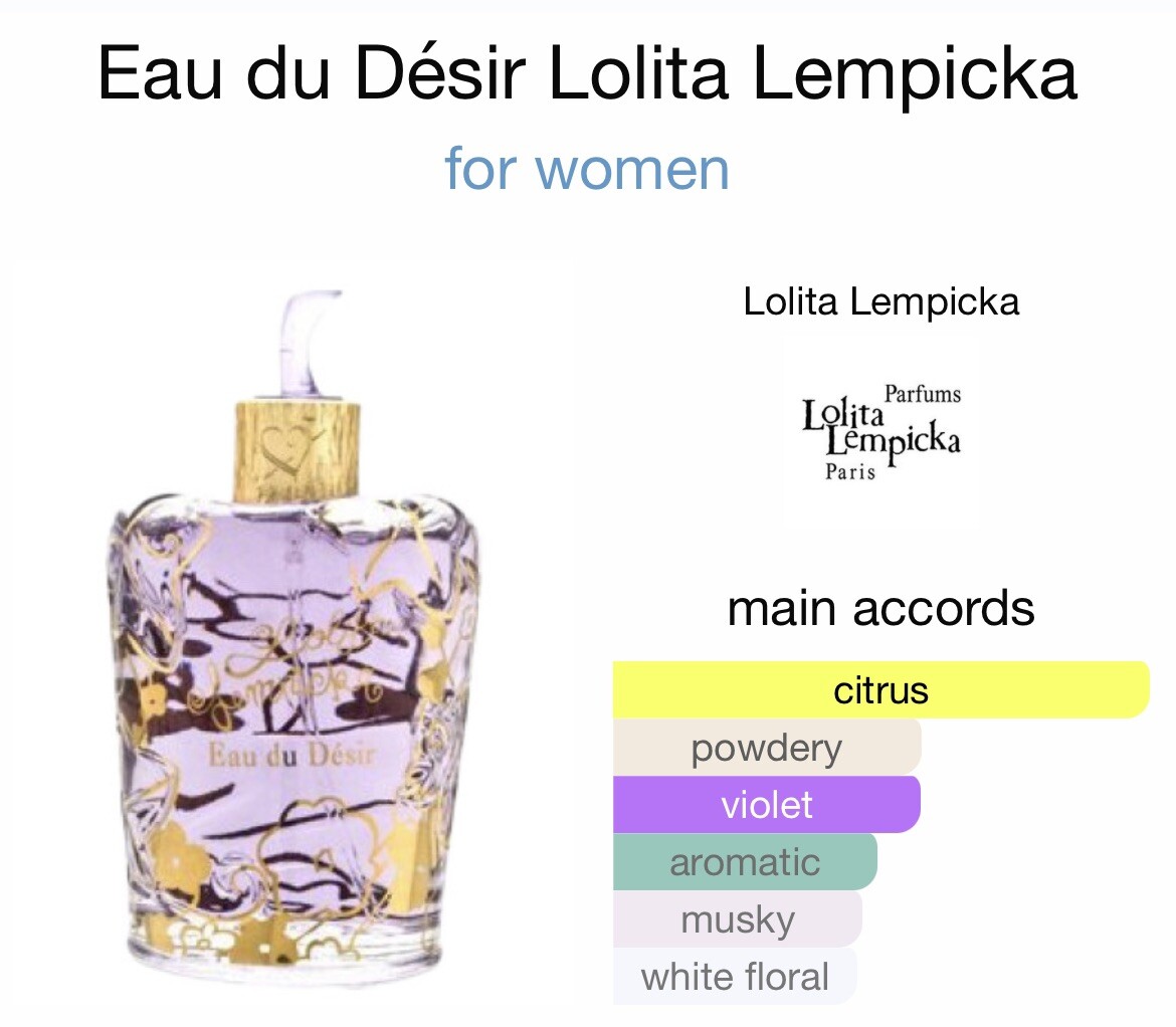 ロリータレンピカ　Eau du Désir オードトワレ 100ml Lolita Lempicka EAU Du Desir EDT Spray 3.4oz/100ml For Women