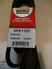 Serpentine Belt-Rib Ace Precision Engineered V-Ribbed Belt Bando 6PK1105