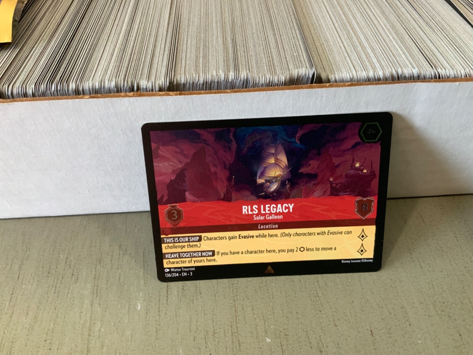 LORCANA DISNEY INTO THE INKLANDS FOIL RARE RLS LEGACY 136/204 MINT