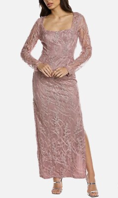 JS Collections Giovanna Column Gown, Wisteria, Size 10, $298