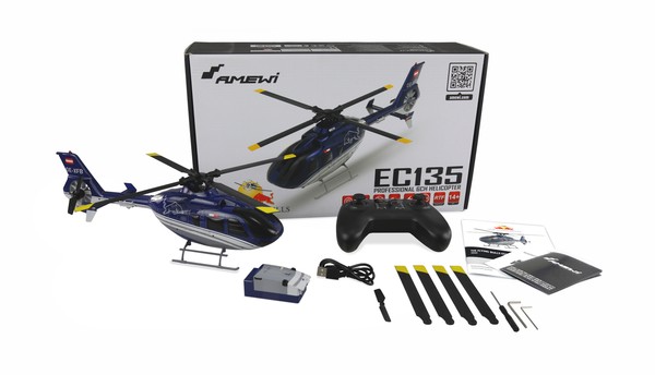 The Flying Bulls AFX-135 Pro Brushless Hubschrauber 6 Kanal 352Mm Rtf-image