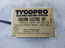 Vintage Tycopro 608R 18V slot car transformer tested and working