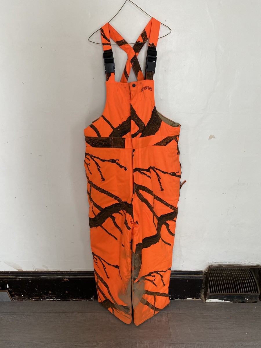 Field & Stream Orange Camo Insulated Overalls Men's XL Hunting | eBay
