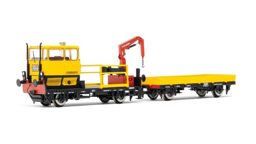 Rivarossi HR2909 F D AGR Ba 4297 0 Draisine Klv 53 Rfi , Livree Gelb, Mit Kran | Zustand: Neu