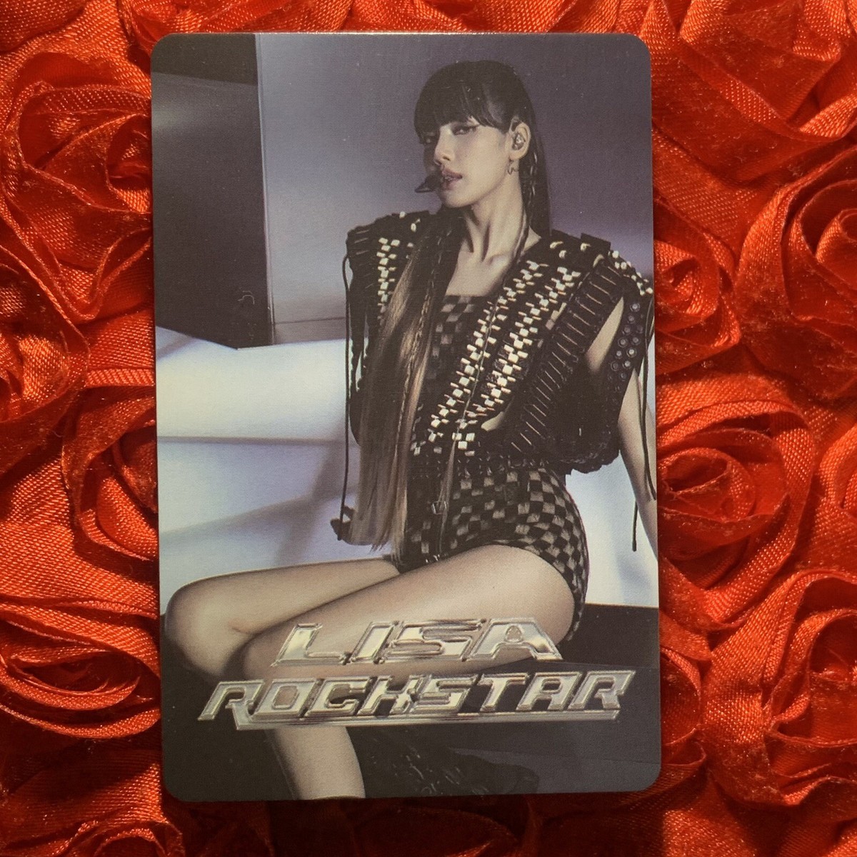 LISA BLACKPINK Rock Queen KPOP Girl Photo Celebrity Idol Card