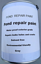 1 x 1L grey pond repair paint water feature repair