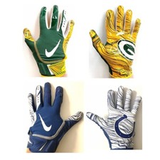 Guantes de fútbol americano Nike para hombre NFL Vapor Jet receptor empacadores/osos/potros - Elige la talla