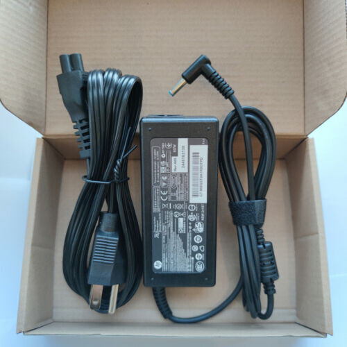 Genuine OEM 65W HP AC Adapter Charger blue tip 19.5V 3.33A Pavilion 710412-001