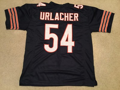 #ad UNSIGNED CUSTOM Sewn Stitched Brian Urlacher Blue Jersey M L XL 2XL 3XL $37.99