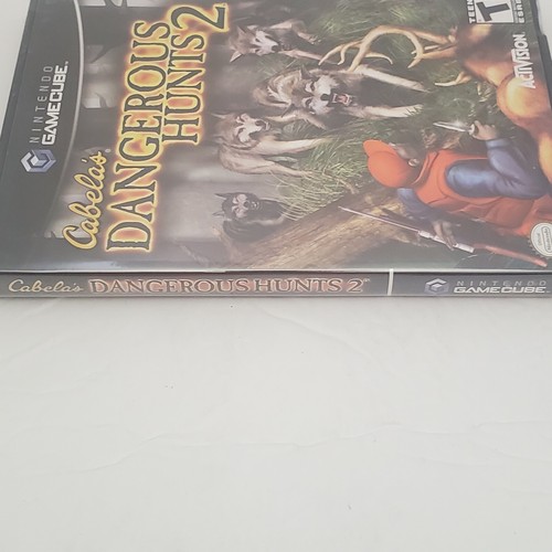 Cabela's Dangerous Hunts 2 Nintendo GameCube 2005 New Sealed Loose Disc Shrink - Picture 5 of 8
