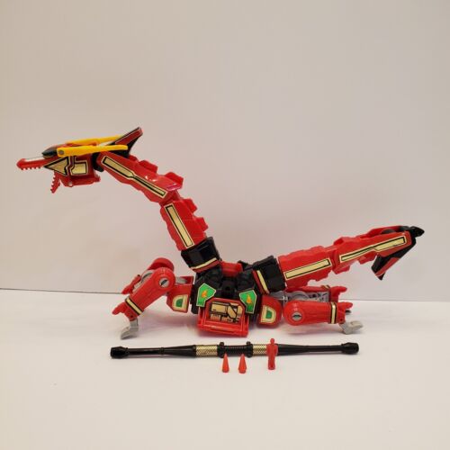 1994 90s Vintage Bandai MMPR Power Rangers Thunderzord Megazord Red Dragon - Picture 1 of 11