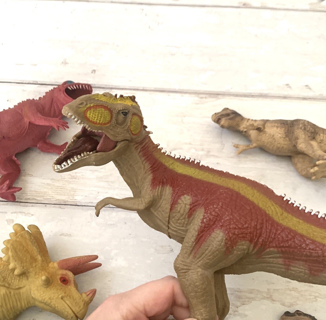 Kids Dinosaur Toy Bundle Set of 5 Dinosaurs Figurines TRex