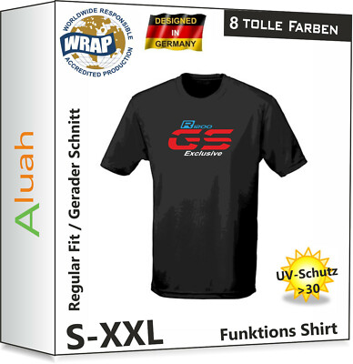  R1200GS Exclusive Funktionsshirt T-Shirt für BMW Fans Motorrad Shirt Rallye GS