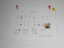 St. Patrick's Day Secret Code Write-On Wipe-Off Flip Booklet Laminated Brand New