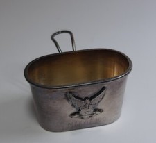 Miniatura Antica Gavetta Militare Argento 800