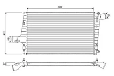 Aluminium Intercooler VALEO Fits AUDI A6 Avant C5 4B Sedan Wagon 1997-2005