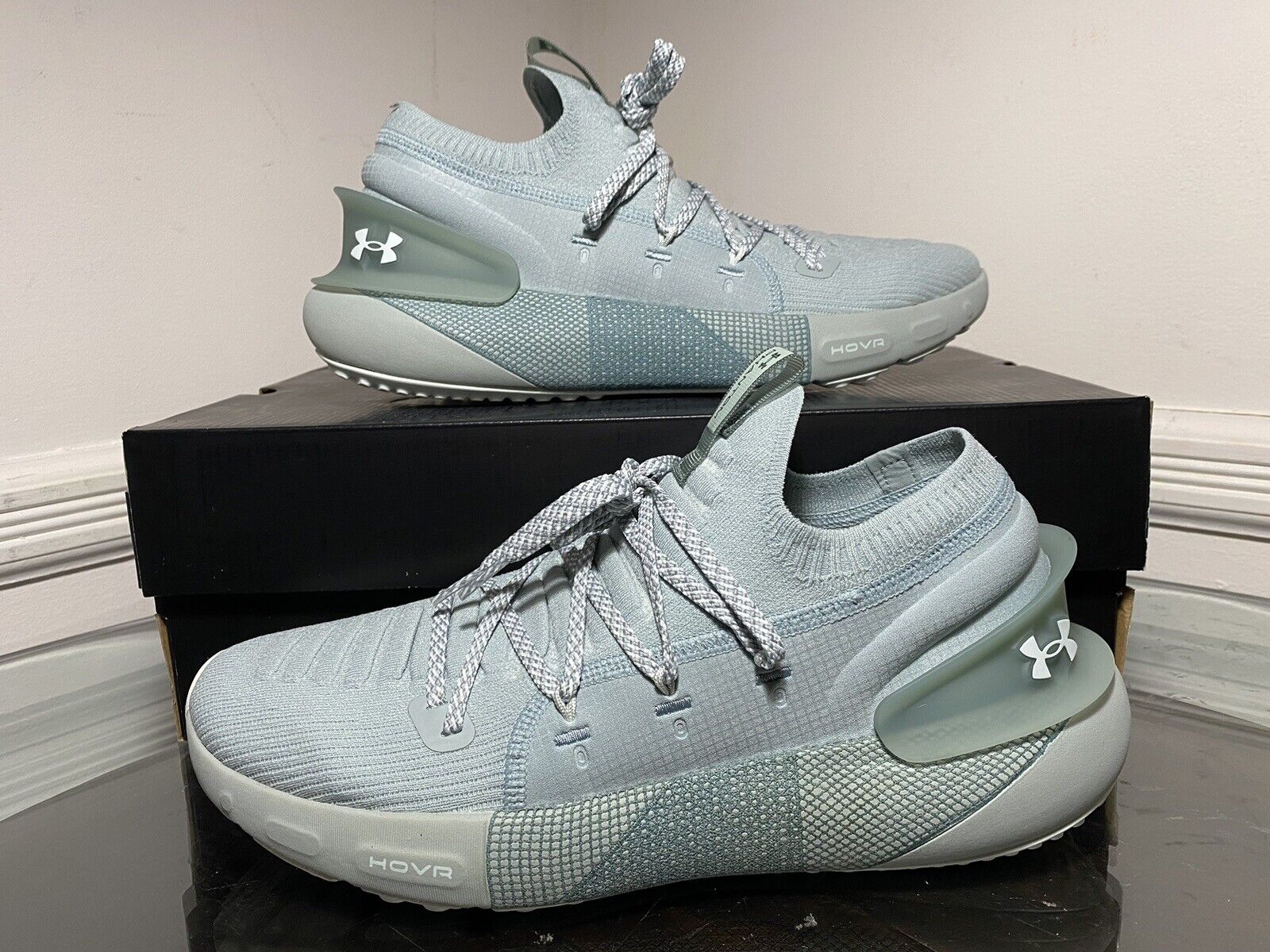 Under Armour UA HOVR Phantom 3 Green Running Shoes Mens Size 11.5 ...