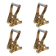 4 Pack 2" Ratchet Buckle for Tie-Down Straps Flatbed Truck Tow Truck Trailer