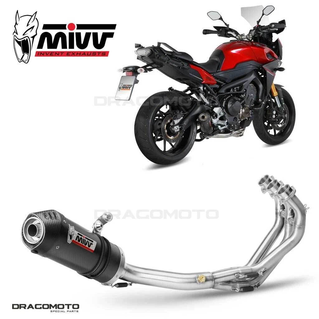 Full exhaust MIVV YAMAHA Tracer 900 Oval 2015 Carbon Cc