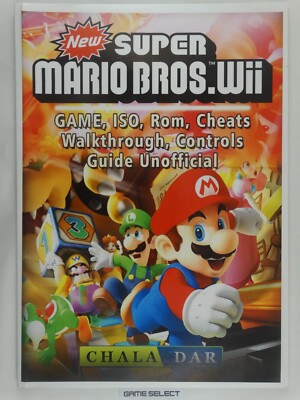 NEW Super Mario Bros Wii Bros Nintendo Guide Offizielle Spiel Cheats Walkthrough