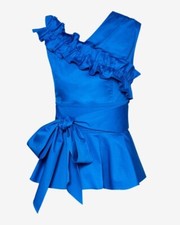 NEW Ted Baker Matahia Bow and Ruffle Detail Top UK Size 14  RRP  £109