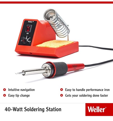 Weller Stazione di saldatura digitale 40 W - WLC100 nero 1 confezione fino a 900 F - Foto 3 di 8