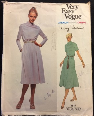 Vogue American Pattern 1817 Women's Clothing Jerry Silverman Size 14