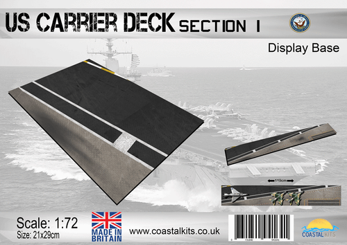 Coastal Kits scala 1/72 base display ponte vettore statunitense - Foto 3 di 10