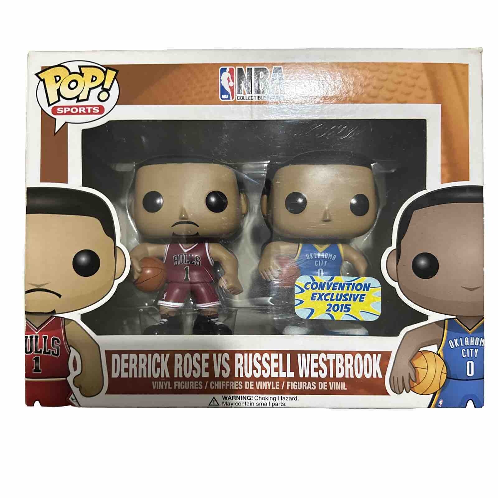 Funko Pop Sports Nba Derrick Rose Vs Russell Westbrook 2015 Paquete De 2 Con Exclusivo