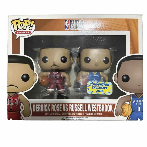 Funko POP Sports NBA Derrick Rose VS Russell Westbrook 2 Pack 2015 Con Exclusive