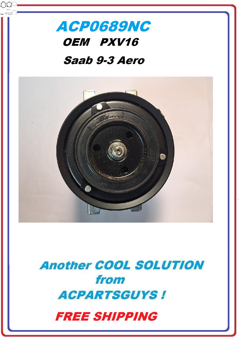 NEW OEM SANDEN AC COMPRESSOR FOR Saab 9-3 Aero PXV16 12792669 | eBay